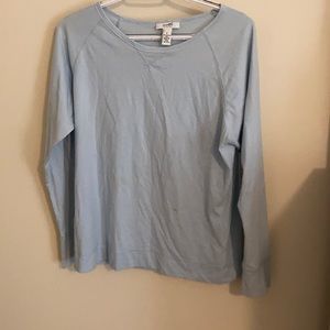 Baby blue long sleeve top